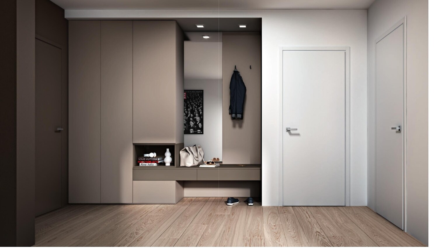 Vestiaire d'entrée sur mesure